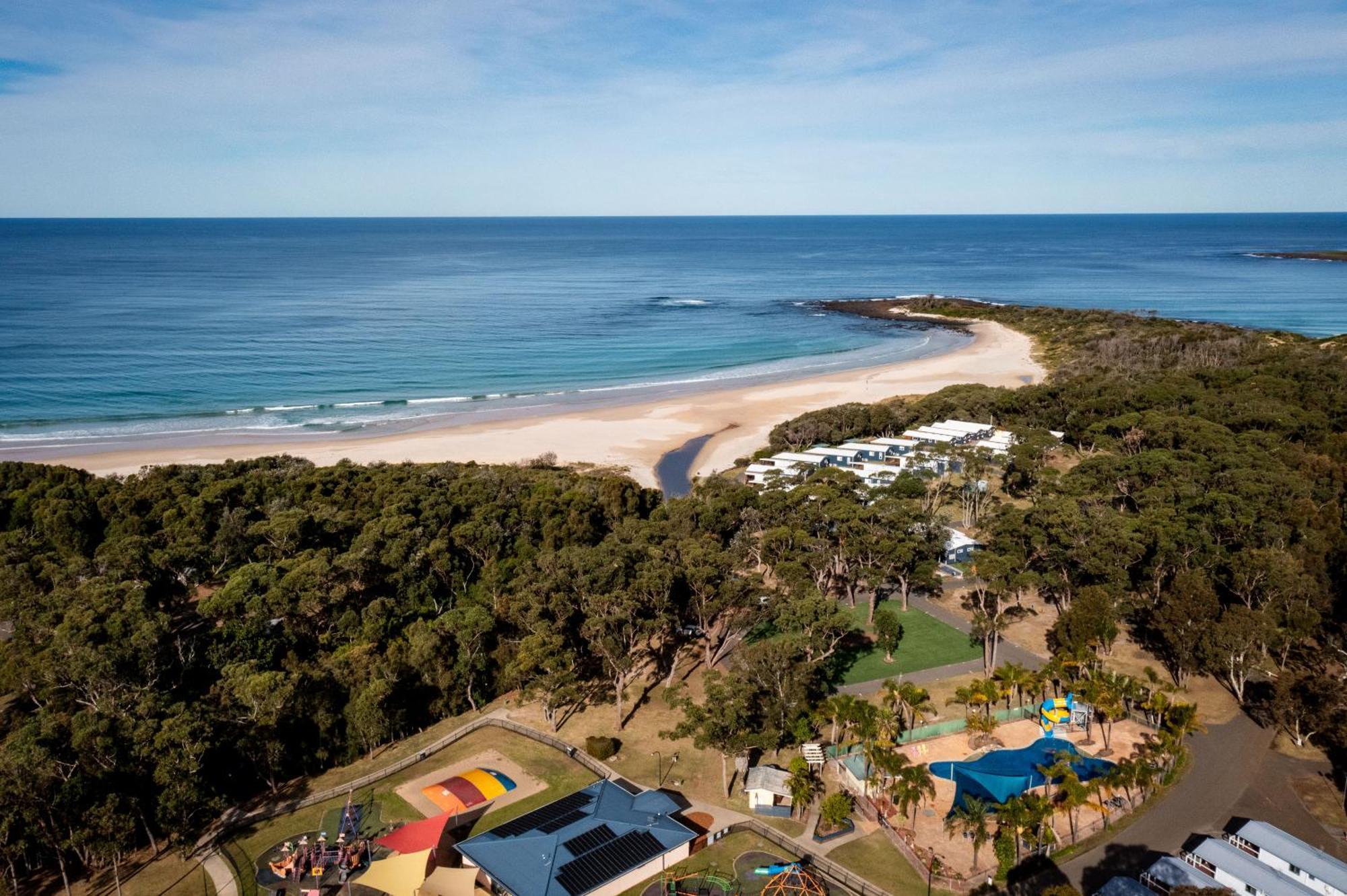 Big4 Tasman Holiday Parks - Racecourse Beach Bawley Point Exteriör bild