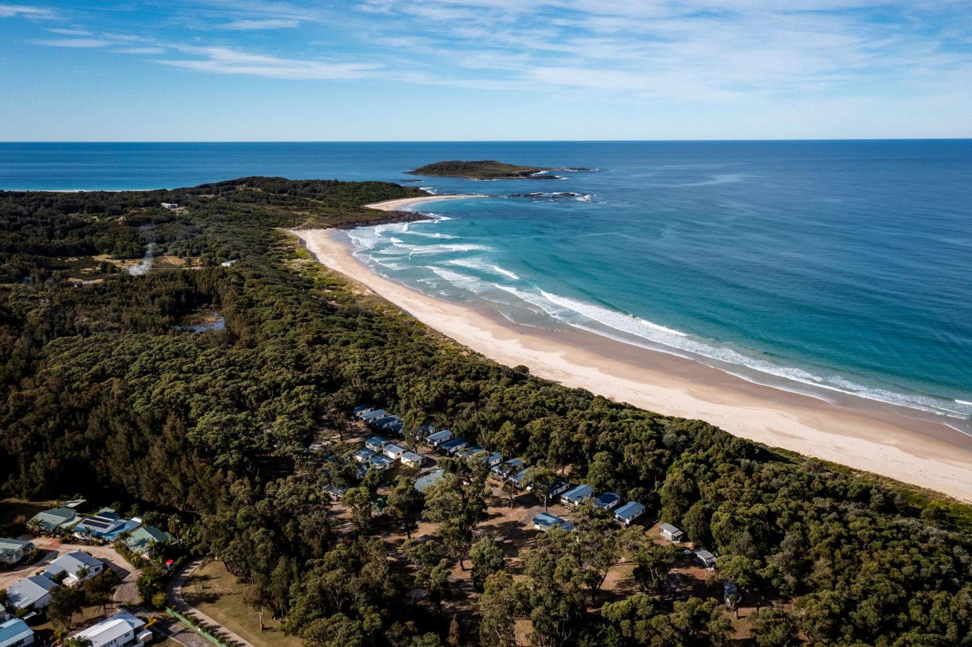 Big4 Tasman Holiday Parks - Racecourse Beach Bawley Point Exteriör bild